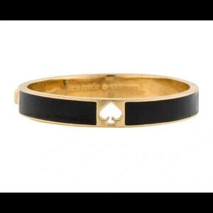 Kate Spade Black Hole Punch Hinge Bangle/Bracelet